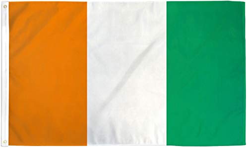 Home and Holiday Flags 3x5 Cote D'Ivoire Flag Ivory Coast Banner West African Republic Pennant