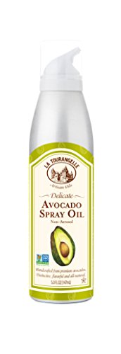 La Tourangelle Avocado Oil Spray 5 Fl. Oz., All-Natural, Artisanal, Great for Salads, Fruit, Fish or Vegetables, Great Buttery Flavor, Green (40-05-AVO-0005-CS)