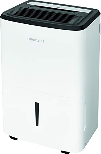 Frigidaire High Efficiency 50-Pint Dehumidifier with Built-in Pump, White