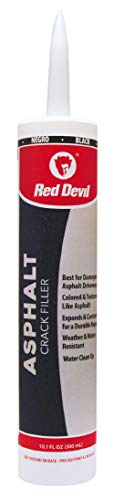 Red Devil 0637 Acrylic Asphalt Crack Filler Sealant, 1-Pack, Black