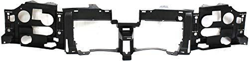 Header Panel Compatible with CHEVROLET TRAILBLAZER 2002-2009 ABS Plastic Black