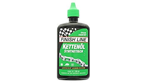 Finish Line WET Bicycle Chain Lube 2oz Drip Squeeze Bottle