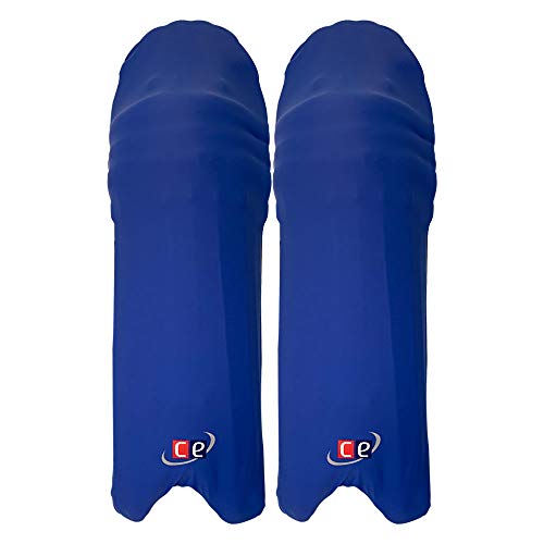 CE Colored Cricket Batting Pads Covers - Leg Guards Clads by Cricket Equipment USA (Extra Large, Royal Blue)