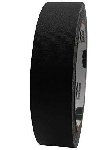 1' Black Colored Premium-Cloth Book Binding Repair Tape | 15 Yard Roll (BookGuard Brand)