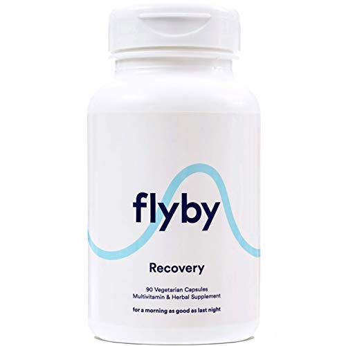Flyby Alcohol Recovery Pills for Better Mornings & Rapid Hydration Aid (90 Capsules) - Made in USA - Electrolytes, Dihydromyricetin (DHM), N-Acetyl-Cysteine, Chlorophyll, Prickly Pear & Milk Thistle