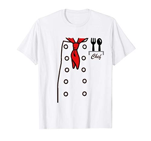 Funny Simple Chef Cook Squad Cooking Team Halloween Costume T-Shirt