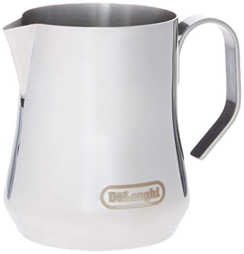 De'Longhi Milk Frothing Jug, 12 oz, Stainless Steel