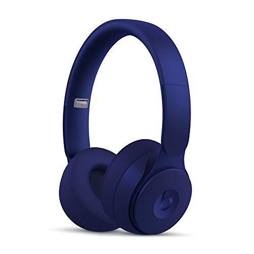 Beats Solo Pro Wireless Noise Cancelling On-Ear Headphones - Apple H1 Headphone Chip, Class 1 Bluetooth, Active Noise Cancelling, Transparency, 22 Hours Of Listening Time - Dark Blue