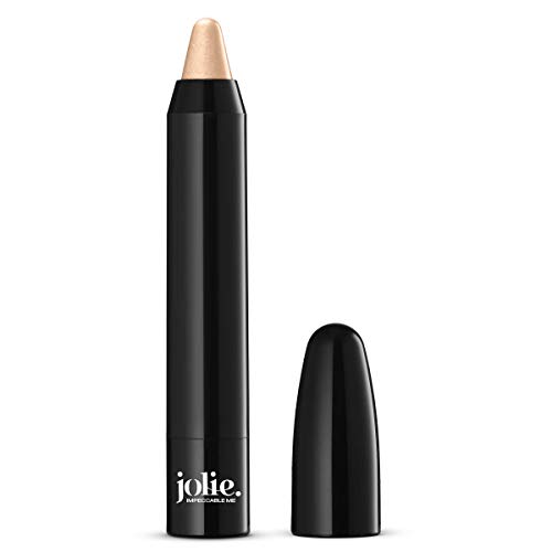 Jolie Eyebrow Perfecting Brightener & Highlighter, Creamy Self Sharpening Crayon Stick, Satin Finish (Champagne Beige)