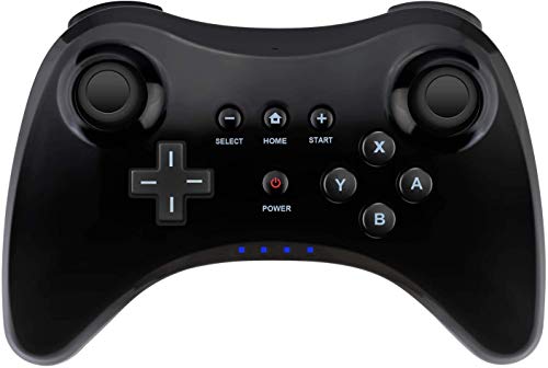 Wireless Controller Gamepad for Nintendo Wii U Bluetooth Game Controller Joystick Gamepad (Black)