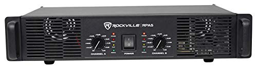 Rockville RPA5 1000 Watt Peak / 500w RMS 2 Channel Power Amplifier Pro/DJ Amp