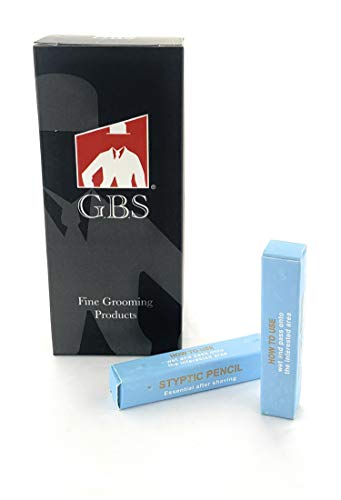 GBS Styptic Pen - 2 Pack - Styptic Stick Shave Accessories - Stops Bleeding For Razor Nicks For Men & Women - Sanitary and Great For Barbers or Personal