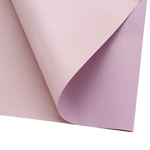 Double Color Flower Wrapping Paper Waterproof Gift Packaging Florist Bouquet Material 20 Sheets 23.623.6 Inch (13)