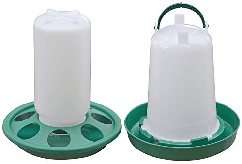 RentACoop Chick Feeder Waterer Kit (1.5 L Waterer 1L Feeder Kit)