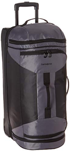 Samsonite Andante 2 Drop Bottom Wheeled Rolling Duffel Bag, Riverrock/Black, 28-Inch