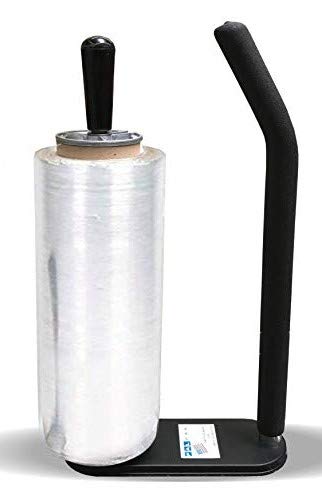 PalPak300 BACKSAVER - Best Selling Stretch Film Dispenser with Extended Handle, Industrial Strength for Packing Wrap, Holds 14'-20' Rolls with Tension Knob Adjustment for Furniture, Boxes & Pallets