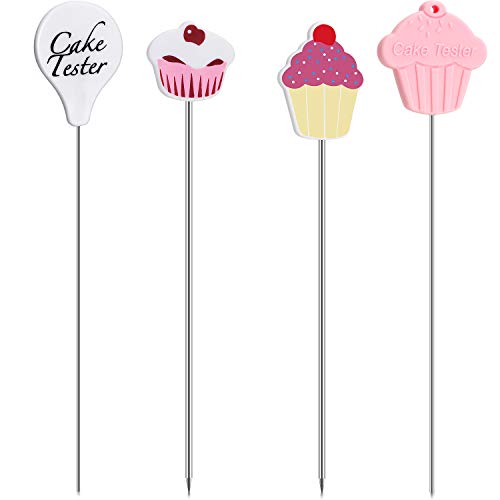 Cake Tester Needles Stainless Steel Reusable Cake Testing Needles Practical Cake Tester Skewer Needles for Kitchen Home Bakery Tools (4)