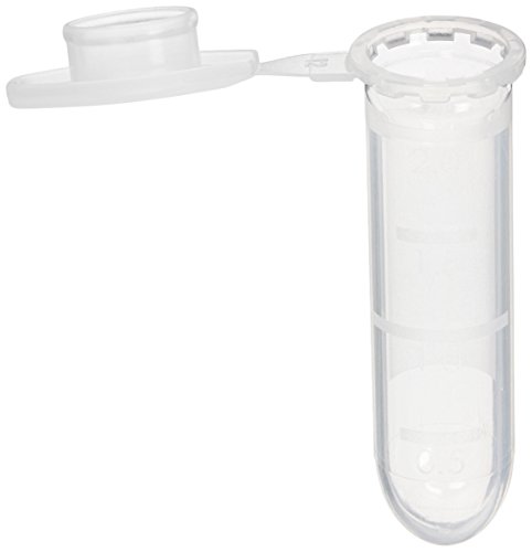 Globe Scientific 111568 Polypropylene Graduated Microcentrifuge Tube with Snap Cap, 2ml Capacity, Round Bottom, Natural (Pack of 1000)