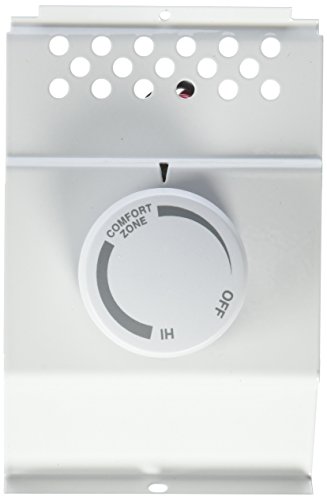 Cadet 8734 White Double Pole Built In Baseboard Thermostat