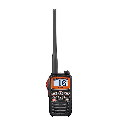 STANDARD HORIZON HX40 6 Watt VHF Ultra Compact Handheld Marine Radio with FM Receiver, Beige