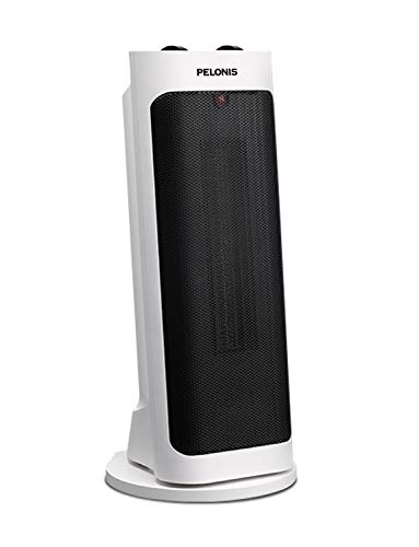 PELONIS PH-19J 1500W Fast Heating, Programmable Thermostat, Easy Control, Widespread Oscillation, Over Heating & Tip-over Switch Protection, 17.767.72inch, Tower Heater