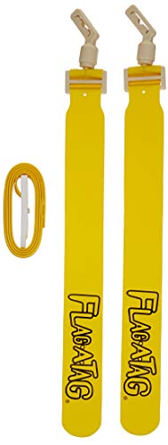 Flag-a-Tag Sonic Boom Flag Belts, Gold, 52-inch (One Dozen)