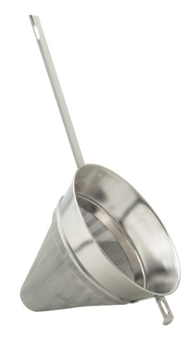 HIC Harold Import Co. Chinois Fine-Mesh Sieve, 18/8 Stainless Steel, 7-Inch Diameter