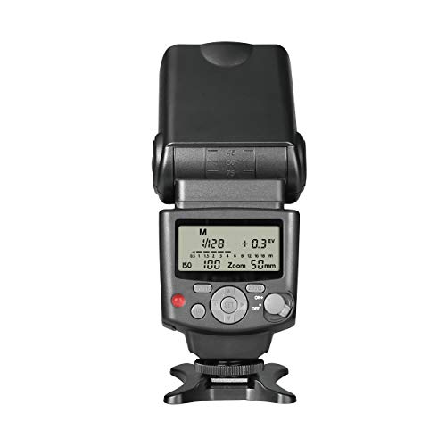 Voking VK430 I TTL Speedlite LCD Display Shoe Mount Flash for Nikon D3400 D3300 D3200 D5600 D850 D750 D7200 D5300 D5500 D500 D7100 D3100 and Other Digital DSLR Cameras with Standard Stand