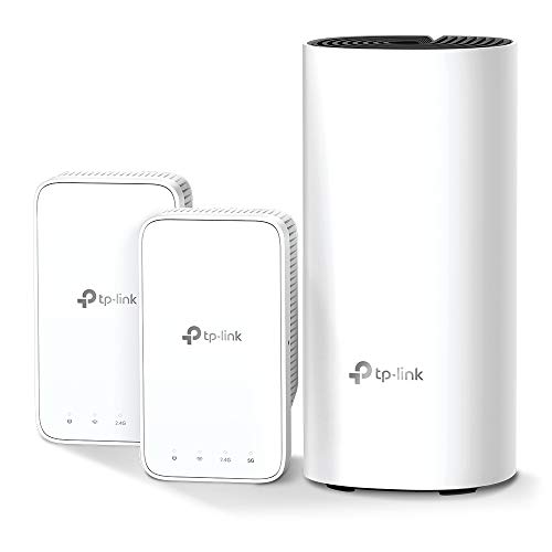 TP-Link Deco Whole Home Mesh WiFi System – Up to 4,500 Sq. ft Coverage, WiFi Router/WiFi Extender Replacement, Seamless Roaming, Parental Controls, Plug-in Design, Works with Alexa (Deco M3 3-Pack)