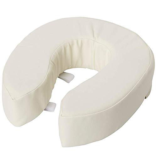 DMI 4-Inch Foam Toilet Seat Cushion Adds Extra Padding to Your Toilet Seat, White