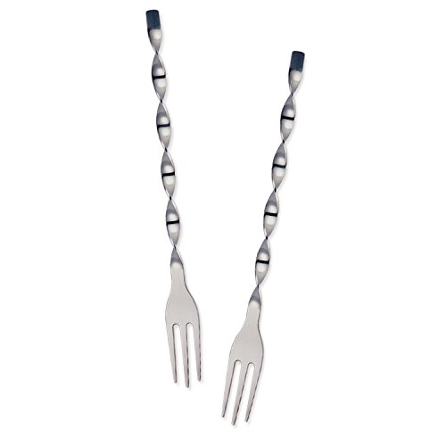 Spiral Pasta Fork Set of 2, 18/8 Stainless Steel