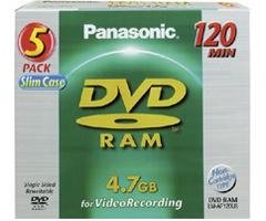 Panasonic DVD-RAMs (LM-AF120LU5)