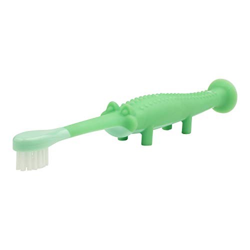 Dr. Brown's Toddler and Baby Toothbrush, Crocodile, Green