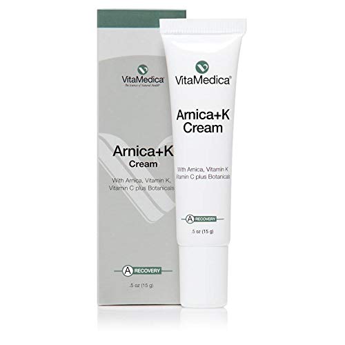 VitaMedica Arnica & Vitamin K Topical Cream with Vitamin C & Botanicals for Bruised & Swollen Skin, 3 Week Supply