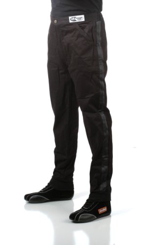 RaceQuip 112005 112 Series Large Black SFI 3.2A/1 Single Layer Driving Pant