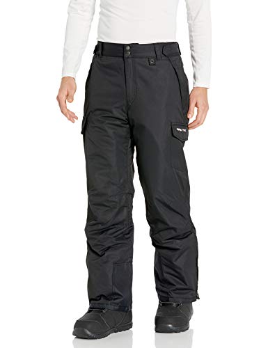 ARCTIX Men's Snow Sports Cargo Pants, Black, Large/34' Inseam