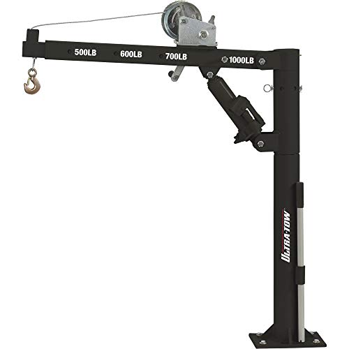 Ultra-Tow Pickup Truck Crane with Hand Winch - 1000-Lb. Capacity