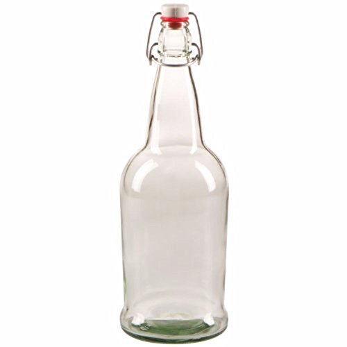 Midwest Homebrewing and Winemaking Supplies CASE OF 12 - 32 oz. EZ Cap Beer Bottles, Clear