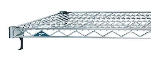 METRO A2436NC Super Erecta Super Adjustable Industrial Wire Shelving, Chrome, 36' x 24', Pack of 4