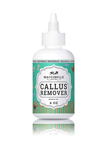 Maccibelle Callus Remover EXTRA STRENGTH For Feet, Professional Callus and Corn Eliminator Liquid Gel 4 oz