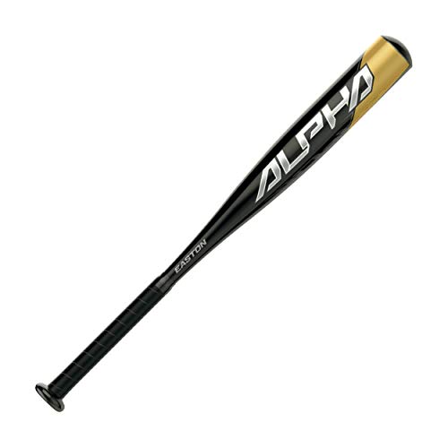 EASTON ALPHA -10 USA Youth / Kids Tee Ball Baseball Bat | 2 1/4 Barrel | 2020 | 1 Piece Aluminum | Lightweight ALX50 Military Grade Alloy | Pro Style Concave End Cap | Comfort Grip | Tball Bat
