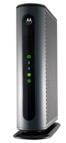 Motorola MB8600 DOCSIS 3.1 Cable Modem, 6 Gbps Max Speed. Approved for Comcast Xfinity Gigabit, Cox Gigablast, and More, Black