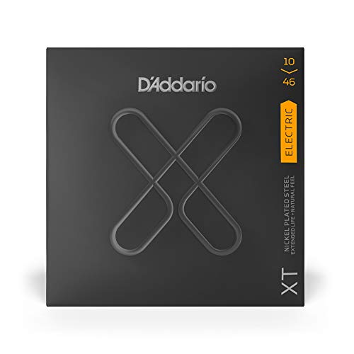 D'Addario XT Nickel Plated Steel Electric Guitar Strings, Regular Light (10-46)