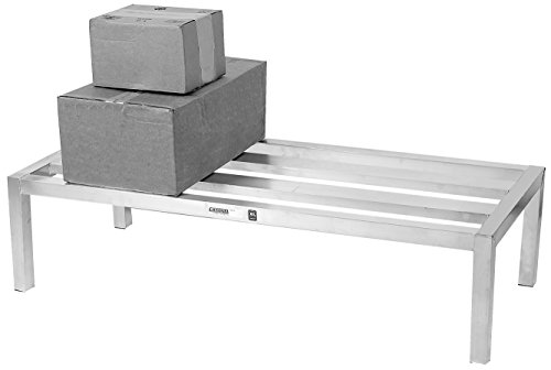 Channel Manufacturing HD2424 24' x 24' Aluminum E-Channel Manufacturing Dunnage Rack - 2500 lb.