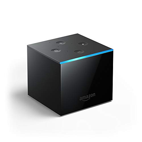 Fire TV Cube, hands-free with Alexa built in, 4K Ultra HD, streaming media player, released 2019