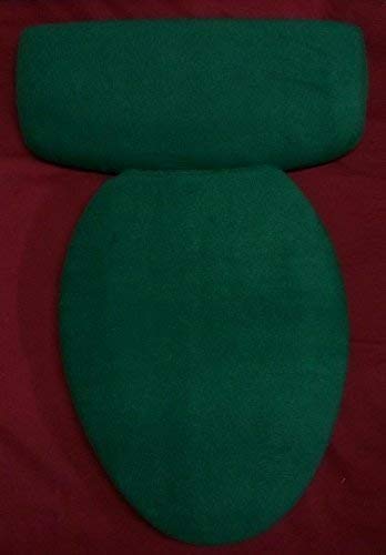 Green Hunter Fleece Fabric COVER Toilet Seat Lid and Fabric Tank Top