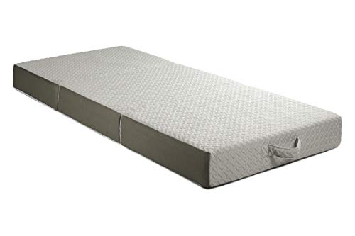 Milliard 6-Inch Memory Foam Tri Folding Mattress with Ultra Soft Removable Cover and Non-Slip Bottom (75 inches x 31 inches)