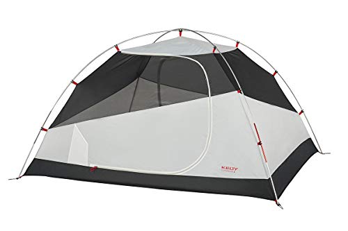 Kelty Gunnison 3 Person Backpacking and Camping Tent with Footprint, Grey