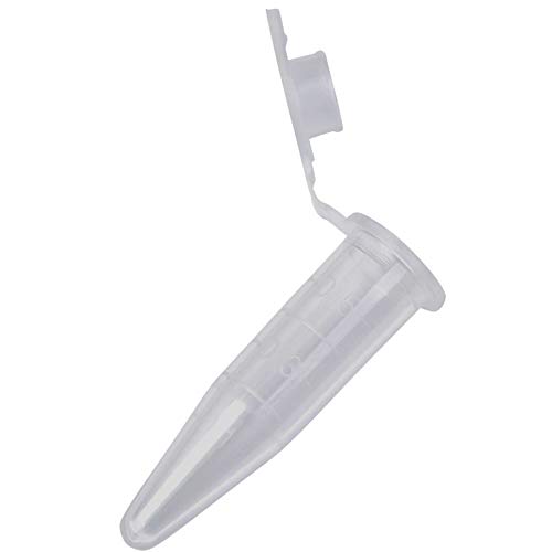 0.5ml Micro-Centrifuge Tube, Hinged Snap Cap, PP Materials, Conical Bottom, Non-Sterile, Frosted Writting Area, Karter Scientific 235P2 (Pack of 1000)