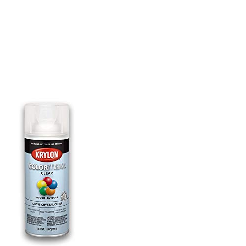 Krylon K05515007 COLORmaxx Spray Paint, Aerosol, Clear